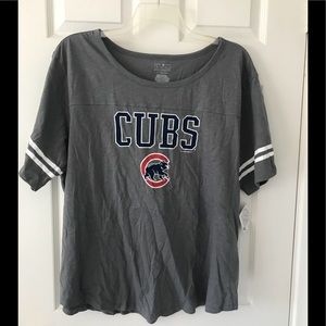 MLB Chicago Cubs Tee Gray Women’s XXL